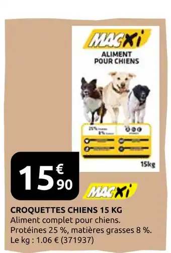 Rural Master Macxi croquettes chiens offre
