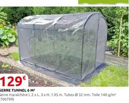 Rural Master Serre tunnel 6 m² offre