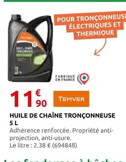 Rural Master Temver huile de chaîne tronçonneuse 5 l offre