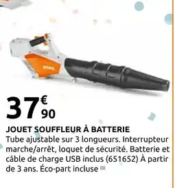 Rural Master Jouet souffleur à batterie offre