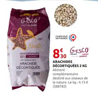 Rural Master Gasco arachides décortiquées offre