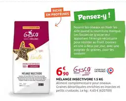 Rural Master Gasco mélange insectivore 1.5 kg offre