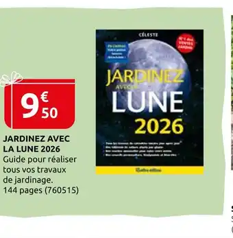 Rural Master Jardinez avec la lune 2026 offre