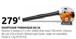 Rural Master Souffleur thermique bg 56 offre