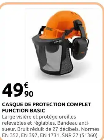 Rural Master Function basic casque de protection complet offre