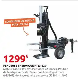 Rural Master Fendeuse thermique offre