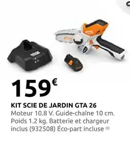 Rural Master Stihl kit scie de jardin gta 26 offre