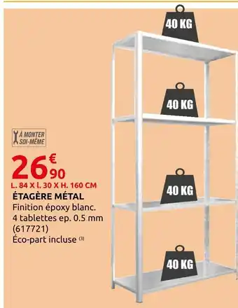 Rural Master Étagère métal offre