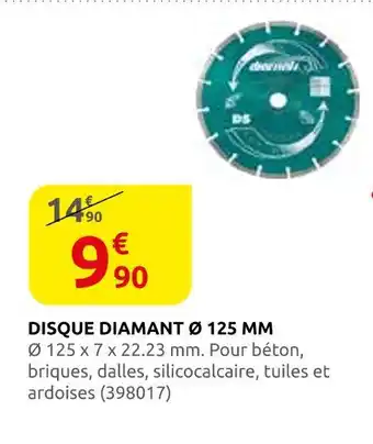 Rural Master Disque diamant ø 125 mm offre
