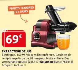 Rural Master Extracteur de jus offre