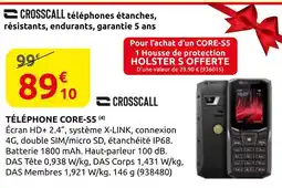 Rural Master Crosscall téléphone core-s5 offre