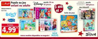 Norma Trefl / disney / peppa pig / bluey / paw patrol / star wars puzzle ou jeu enfant ou adulte offre