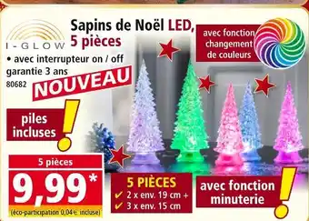 Norma I-glow sapins de noël led offre