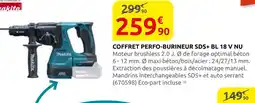 Rural Master Makita coffret perfo-burineur sds+ bl 18 v nu offre