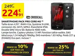 Rural Master Crosscall smartphone pack pro core-m5 offre