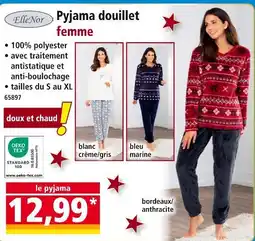 Norma Ellenor pyjama douillet femme offre