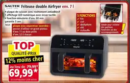 Norma Salter friteuse double airfryer env. 7 l offre