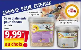 Norma Little friends seau d'aliments pour oiseaux assortiment offre