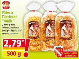 Norma Valfleuri pâtes à l'ancienne nüdle offre