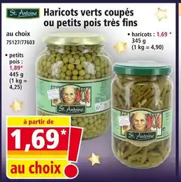 Norma St. antoine haricots verts coupés offre
