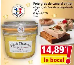 Norma La belle chaurienne foie gras de canard entier offre