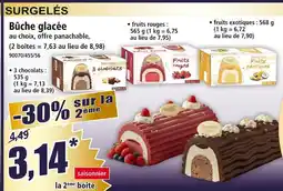 Norma Bûche glacée 3 chocolats offre