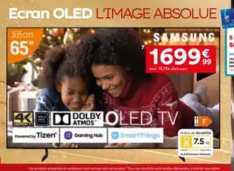 BUT Smart tv oled 65" samsung tq65s90datxxc offre