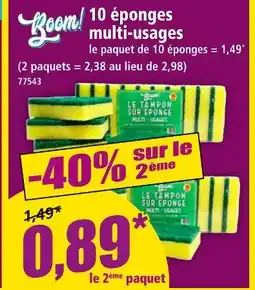 Norma Boom! 10 éponges multi-usages offre