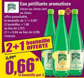 Norma Maison perrier eau pétillante aromatisée citron offre