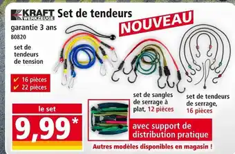 Norma Kraft werkzeuge set de tendeurs offre