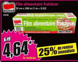 Norma Quickpack film alimentaire fraîcheur offre