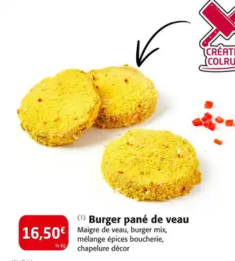 Burger pané de veau