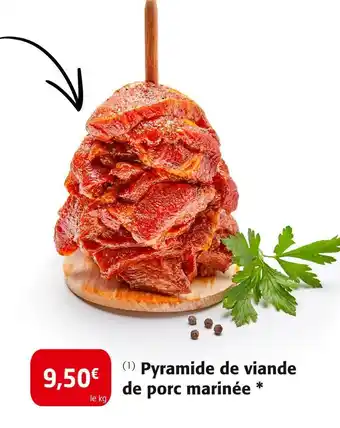 Colruyt Pyramide de viande de porc marinée offre