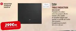 Extra Beko table induction offre