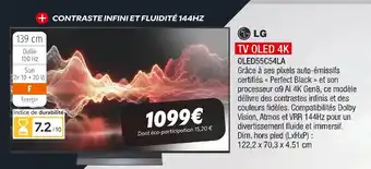Extra Lg tv oled 4k offre