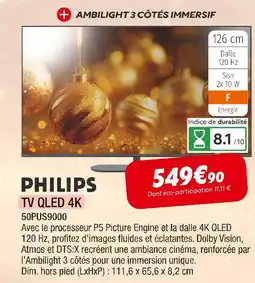 Extra Philips tv qled 4k offre