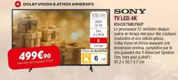 Extra Sony tv led 4k offre