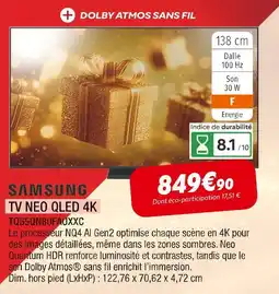 Extra Samsung tv neo qled 4k offre