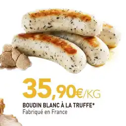 naturéO Boudin blanc à la truffe offre