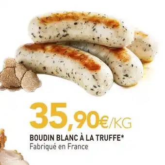 naturéO Boudin blanc à la truffe offre