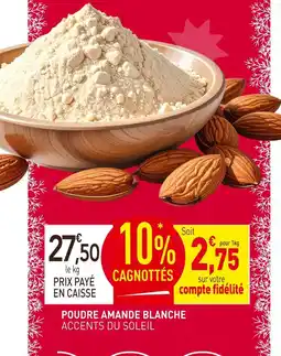 naturéO Accents du soleil poudre amande blanche offre