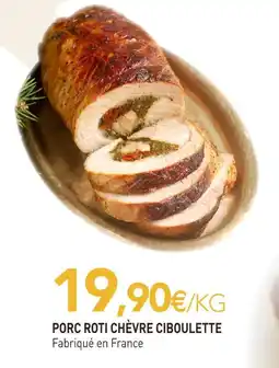 naturéO Porc roti chèvre ciboulette offre