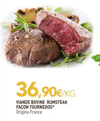 naturéO Viande bovine rumsteak façon tournedos offre