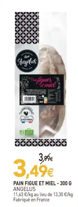 naturéO Angelus pain figue et miel - 300 g offre