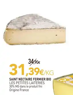 naturéO Les petites laiteries saint nectaire fermier bio offre
