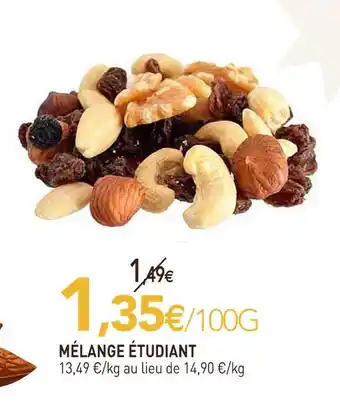 naturéO Mélange étudiant offre