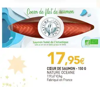 naturéO Nature oceane cœur de saumon - 150 g offre