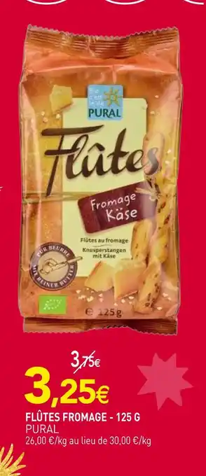 naturéO Pural flûtes fromage offre