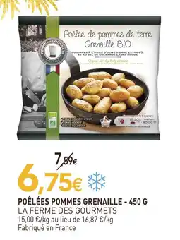 naturéO La ferme des gourmets poêlées pommes grenaille offre