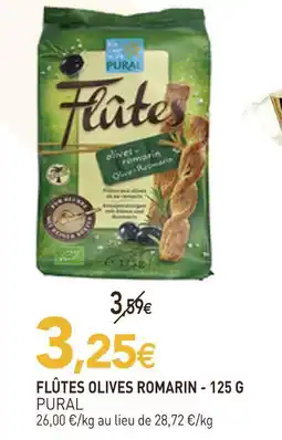 naturéO Pural flûtes olives romarin offre